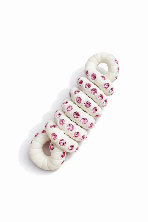 Cat paw · Bodhi Seeds Fidget Bracelet · Hand-Set Zirconia · 108-Bead - Detail