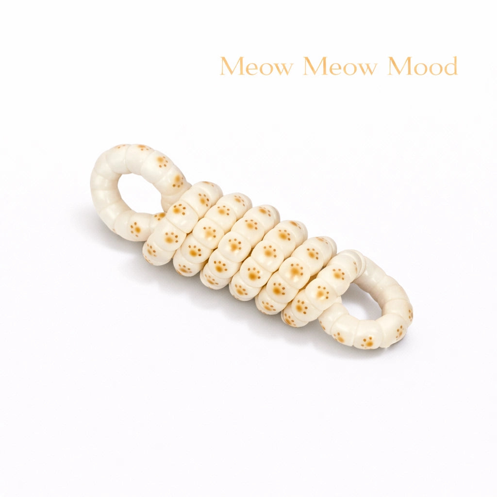 Cat Paw · Bodhi Seeds Fidget Bracelet · 108-Bead