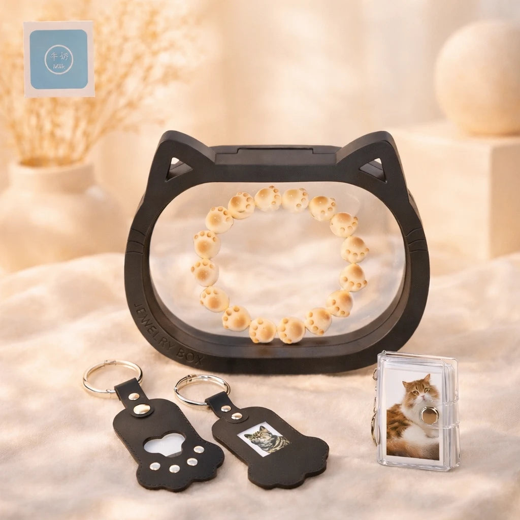 Cat Paw ·  Bodhi Seeds  Fidget Bracelet