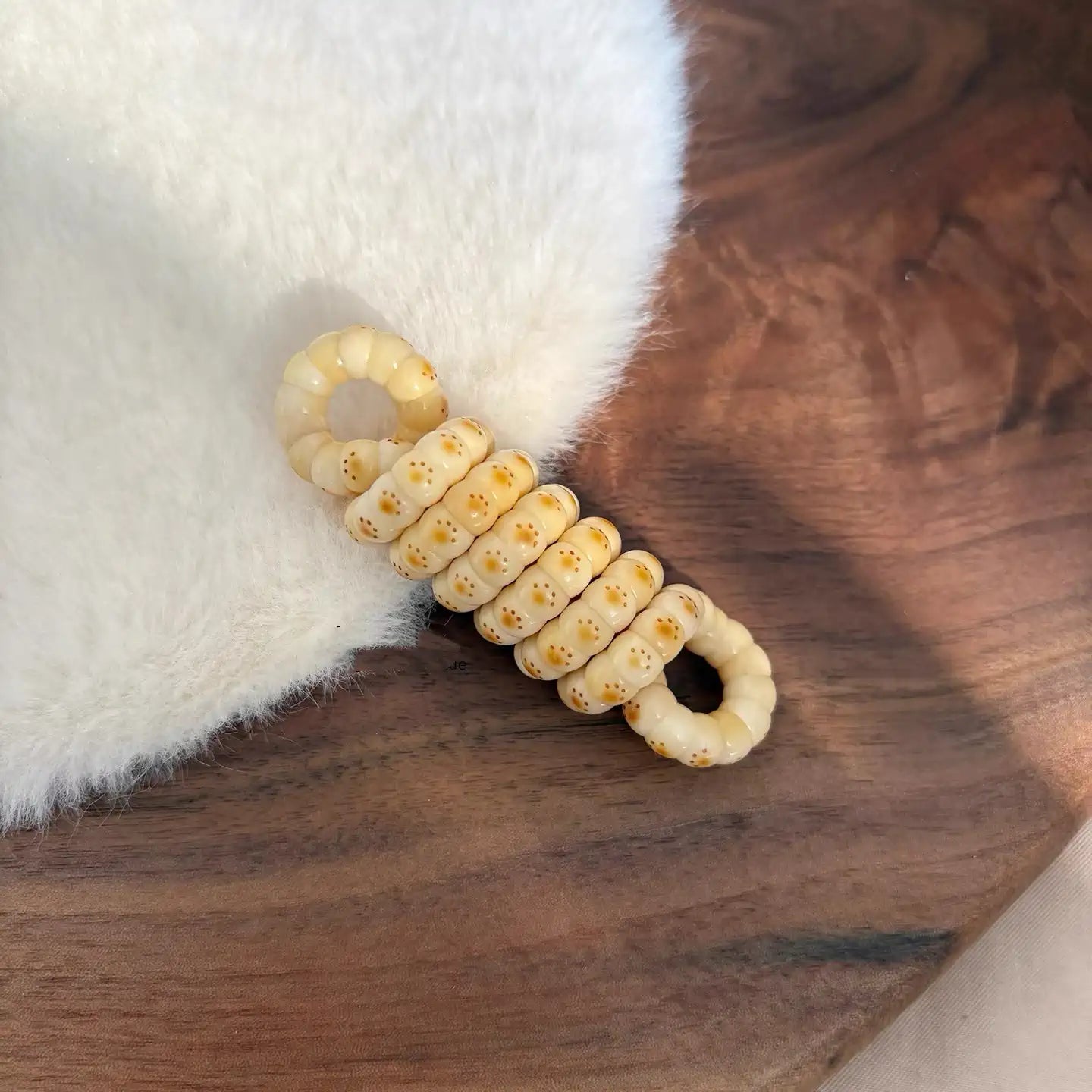 Cat Paw · Bodhi Seeds Fidget Bracelet · 108-Bead