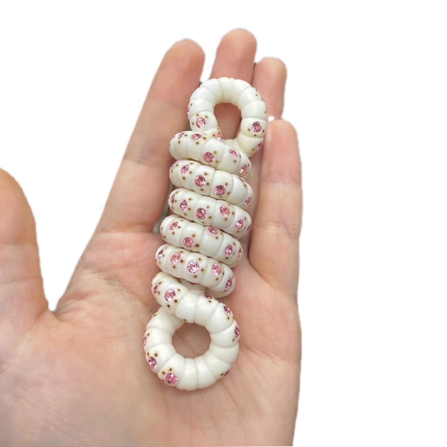 Cat paw · Bodhi Seeds Fidget Bracelet · Hand-Set Zirconia · 108-Bead