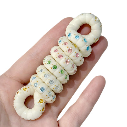 Cat paw · Bodhi Seeds Fidget Bracelet · Hand-Set Zirconia · 108-Bead