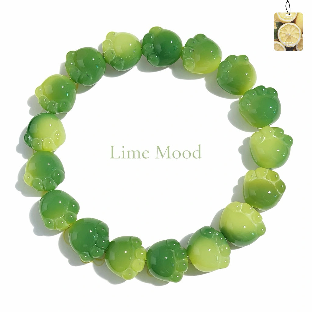 Cat Paw ·  Bodhi Seeds  Fidget Bracelet