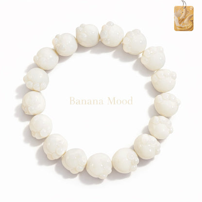 Cat Paw ·  Bodhi Seeds  Fidget Bracelet