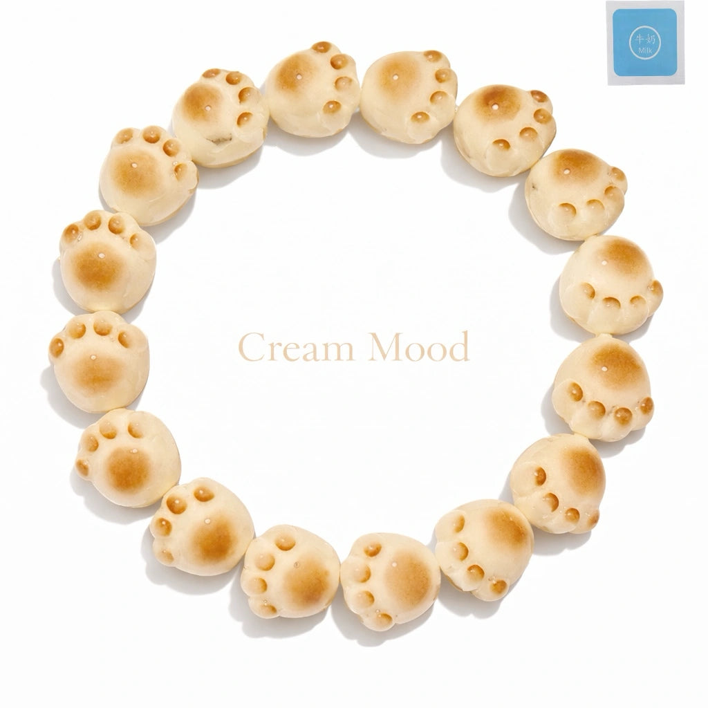 Cat Paw ·  Bodhi Seeds  Fidget Bracelet